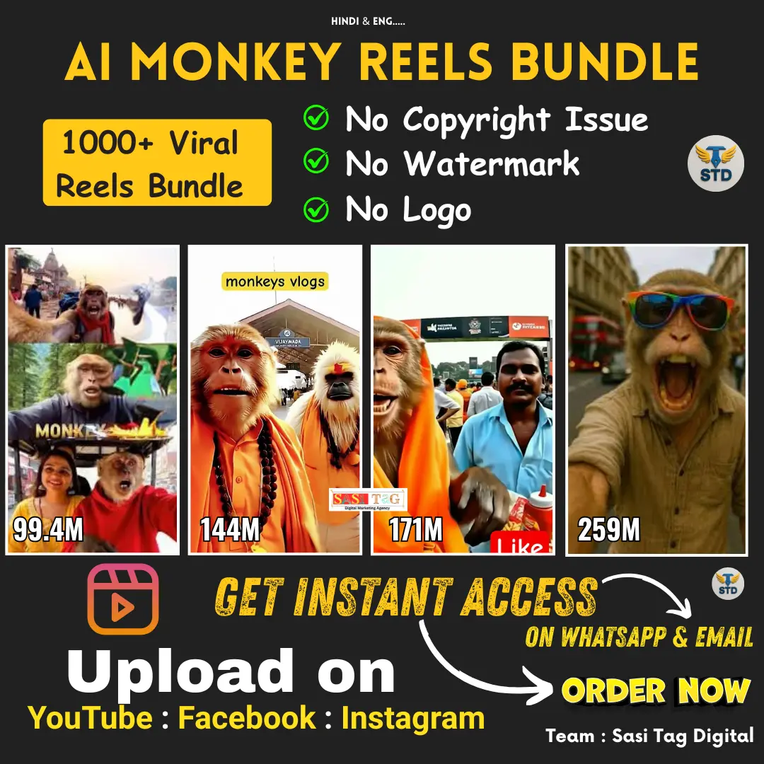 AI Monkey Reels Bundle